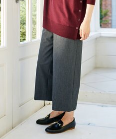 J.PRESS LADIES 【洗える】T/Rアルガンシルク ワイド パンツ