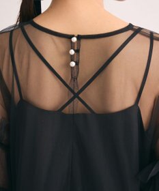 Green Parks ・Ｒａｉｌｍｅ　チュールワンピース（インナーＯＰ付）