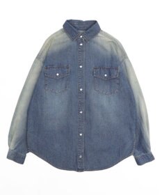 WEGO デニムウエスタンBIGシャツ