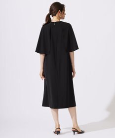 自由区 L 【カタログ掲載・洗える】ドレープスリーブ ワンピース