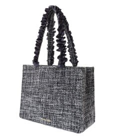 Maison de FLEUR EC限定ツイードフリルスクエアトートMバッグ