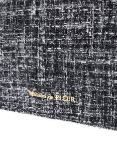 Maison de FLEUR EC限定ツイードフリルスクエアトートMバッグ