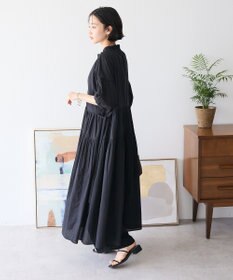 CRAFT STANDARD BOUTIQUE インド綿ティアードマキシワンピース