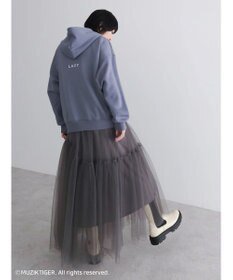 Green Parks ムジークタイガー／裏起毛刺しゅうフーディー