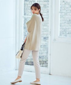 Tiaclasse 【洗える】配色ドルマンニットチュニック