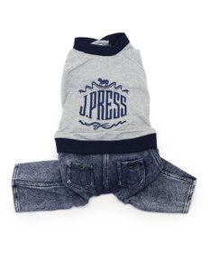 PET PARADISE J.PRESS デニム風 パンツつなぎ 小型犬