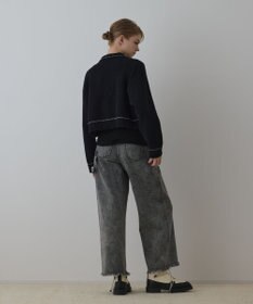 GRACE CONTINENTAL ステッチニットジャケット