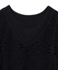 Green Parks ＳＥＴ２点クロシェプルオーバー＋タンクトップ