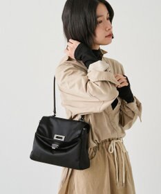 russet クラウズナイロンフラップミニトートバッグ(CE-1689)