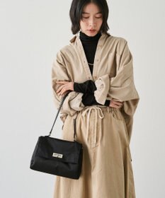 russet クラウズナイロンフラップミニトートバッグ(CE-1689)