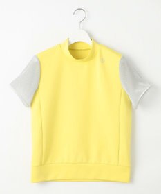 23区GOLF 【WOMEN】シアーラメ袖デザイン ライトダンボールモックネック