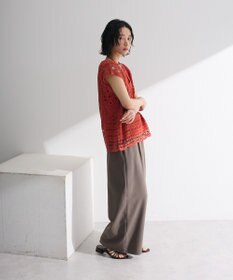 Green Parks ＳＥＴ２点クロシェプルオーバー＋タンクトップ