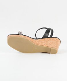 BONTRE 【pied du lapan/ピエドラパン】ビジューベルトウエッジサンダル/50756ZI