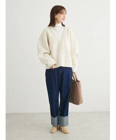 Green Parks ・ＥＬＥＮＣＡＲＥ　ＤＵＥ　ブークレＶネックカーデ