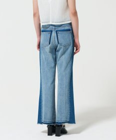 GRACE CONTINENTAL サイド切替フレアデニムパンツ