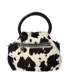 INTER-CHAUSSURES 【ANDREA CARDONE ITALI】異素材コンビハンドバッグ