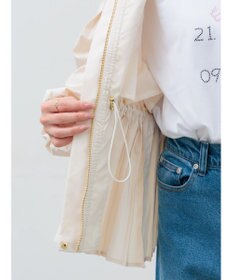 Te chichi 袖バルーンペプラムプリーツブルゾン