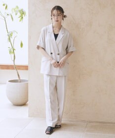 earth music&ecology 【セットアップ対応】リネンライクリラックスパンツ