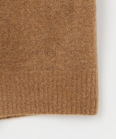 JOSEPH ABBOUD 【インポート素材/ふわふわ】ブークレー  ハイネック  ジップ プルオーバー ニット