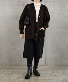 APOM イタリアンカーフ バックストレッチロングブーツ 40