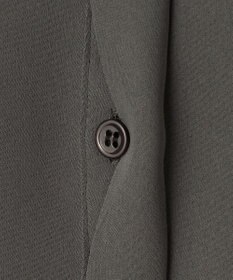 ICB 【接触冷感・UVケア・防シワ・洗える】エステルダブルクロス ラッフルスリーブワンピース