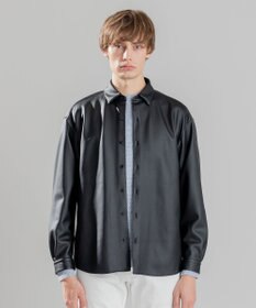 JOSEPH HOMME 【感動的な滑らかさと弾力】シンセティックレザー　シャツ