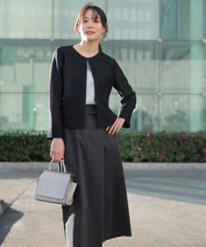 ANY SIS シアーメッシュ ノーカラージャケット