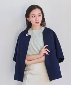 Phoebe フォーマルパールビジューサークルブローチ　ゴールド