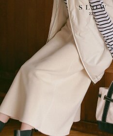 23区 【SLOW/セットアップ対応】マイクロエコフリース フレア スカート