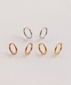 Phoebe 〈シリーズ累計販売10000点突破！〉〈金属アレルギー対応〉ミニフープピアス/サージカルステンレス　ゴールド