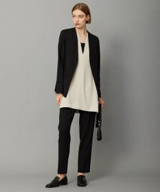 ICB 【洗える】ウール2WAYストレッチ テーパードパンツ