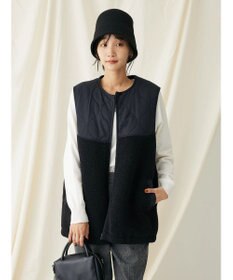 CRAFT STANDARD BOUTIQUE キルティングボア切替ベスト