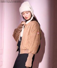 Green Parks ■ＬＯＶＥ　ＢＯＡＴ　スエード調中綿ブルゾン