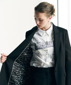 ICB 【30th ANNIVERSARY】ヴィスコースウールツイル ピークドラペルジャケット