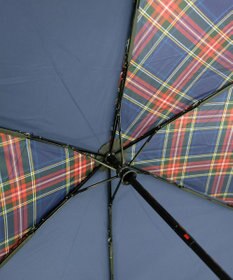 +RING 【簡単/便利】UNISEX 自動開閉式 折傘58cm NVY-CHK T1237