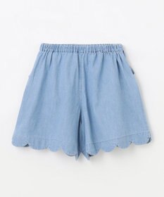 ANY KIDS 裾 スカラップ ショートパンツ