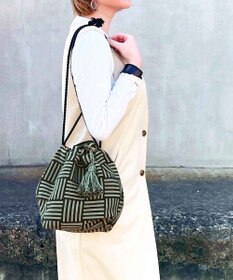 ROOTOTE 1241【巾着タイプ】LT.デリ.エスニックパターン-A