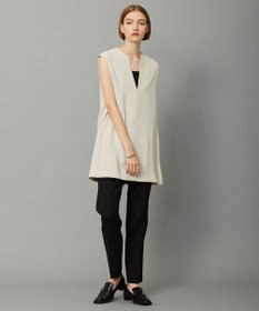 ICB L 【洗える】ウール2WAYストレッチ テーパードパンツ