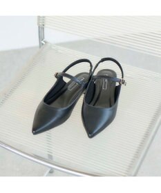 MODE ET JACOMO <noyau>ポインテッドトゥバックベルトパンプス