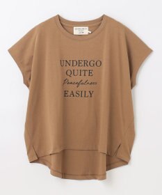 ANY 【UVケア/接触冷感】チュニック丈半袖ロゴTシャツ