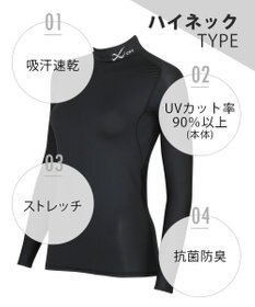 CW-X 【WOMEN】　機能性トップス　SECOND　BODY　2.0　吸汗速乾　UVカット率90%以上　抗菌防臭　ハイネック・長袖　/ワコール　CHY039