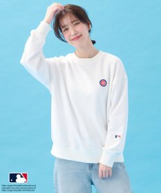 ANY 【洗濯機可/UVケア】MLB/メジャーリーグベースボール クルーネックスウェット