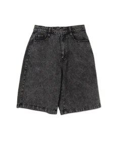 WEGO 【新色追加】ヴィンテージウォッシュデニムハーフパンツ