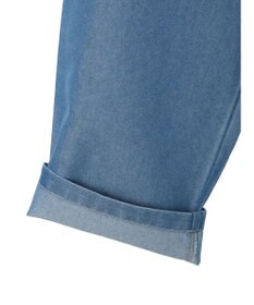 Green Parks インド綿 デニムストレートパンツ