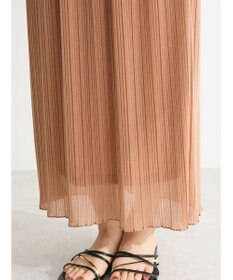 Green Parks ラメプリーツＩラインスカート