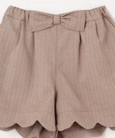 ANY KIDS ミニ丈 へリンボン キュロット