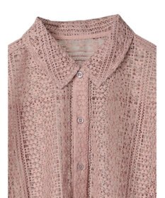 earth music&ecology レースショートシャツ