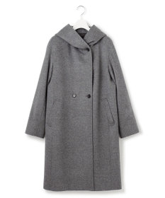 23区 ウールカシミヤビーバー フーデット コート