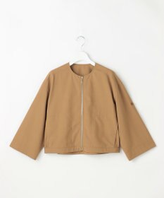 自由区 ファンクショナルブロード ノーカラーブルゾン