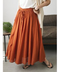 CRAFT STANDARD BOUTIQUE コットンボイルギャザースカート